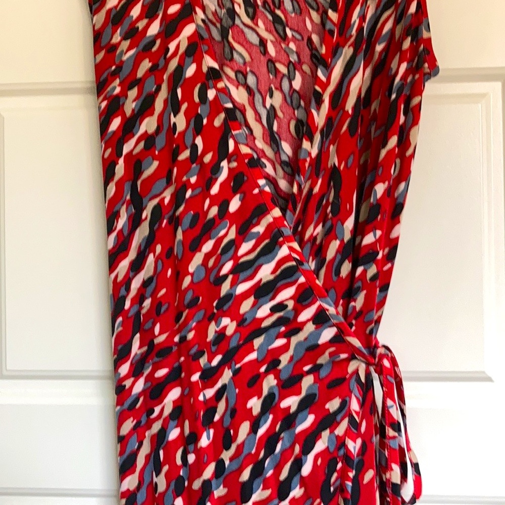 EUC Red wrap dress French Connection